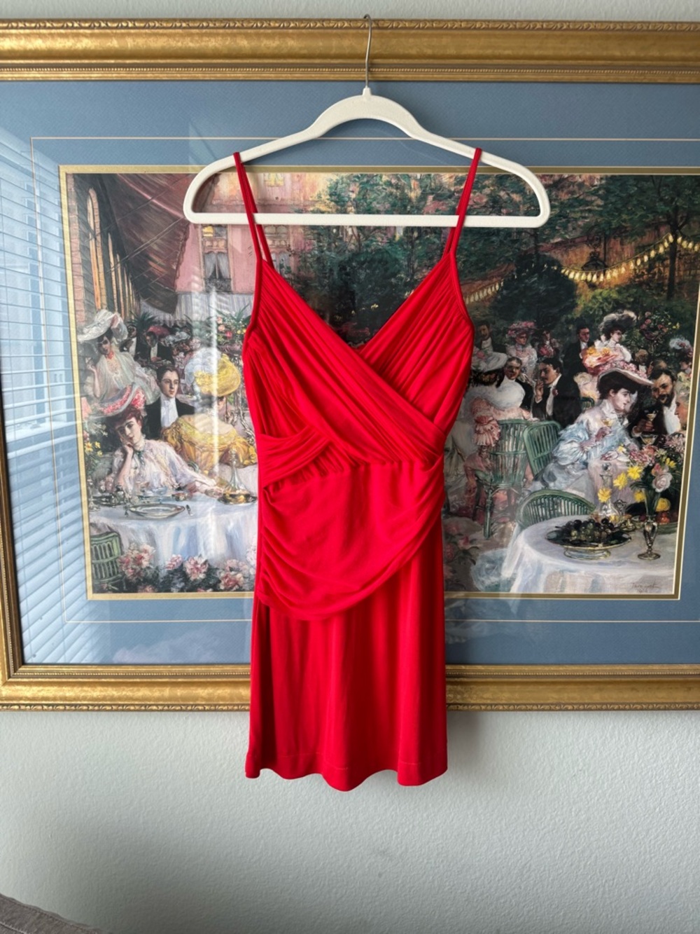 Vintage La Perla Red Mini Dress